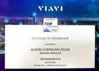 2TEST-лучшая компания за 2021 по продажам оборудования VIAVI Solutions