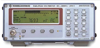 Среднеквадратические вольтметры Rohde & Schwarz URE
