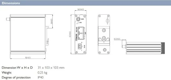 Промышленные маршрутизаторы М2М / 3G Westermo MRD-305-DIN