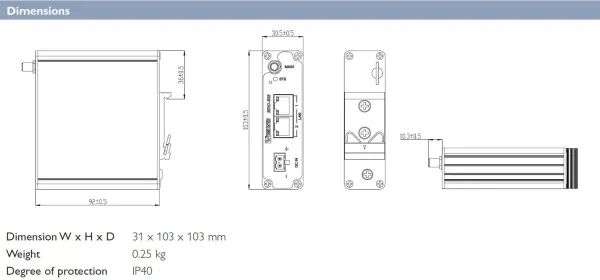 Промышленные маршрутизаторы М2М / 3G Westermo MRD-305-DIN