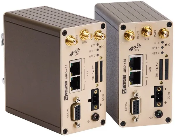 Промышленные маршрутизаторы 4G мобильные широкополосные Westermo MRD-455