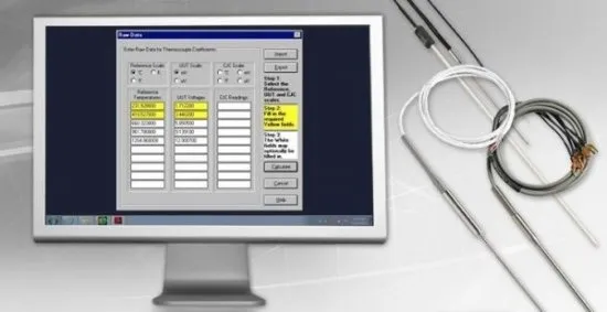 Высокоточное программное обеспечение для калибровки датчиков температуры