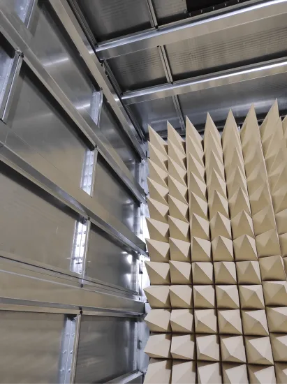 Широкополосный радиопоглощающий материал пирамидального и плоского типа