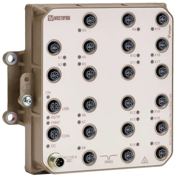 Управляемые 20-портовые коммутаторы 3 уровня с поддержкой PoE Westermo Viper-220A