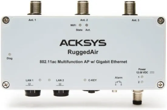 Промышленная точка доступа Wi-Fi ACKSYS RuggedAir1000