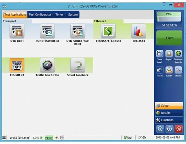 Модули тестирования высокоскоростных сервисов EXFO IQS-88100NGE/88100G