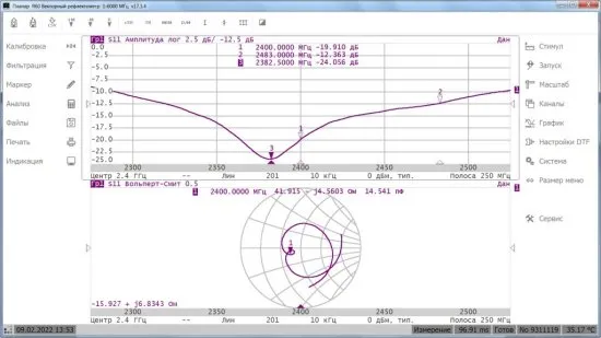 Векторный рефлектометр PLANAR CABAN R60