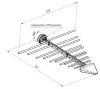 Измерительная логопериодическая антенна СКАРД-Электроникс П6-122М2