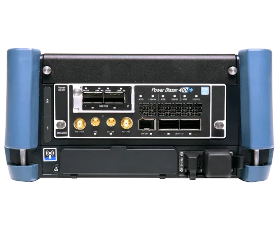 EXFO FTBX-88480: ПОРТАТИВНЫЙ ДВУХПОРТОВЫЙ 400G ТЕСТЕР