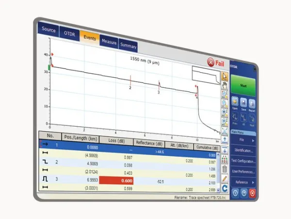 Рефлектометр для сетей доступа LAN/WAN EXFO FTBx-720C