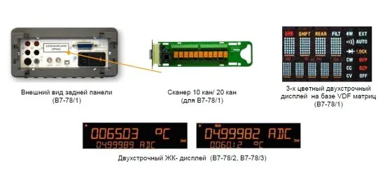 Универсальные цифровые вольтметры АКИП В7-78/1, В7-78/2, В7-78/3
