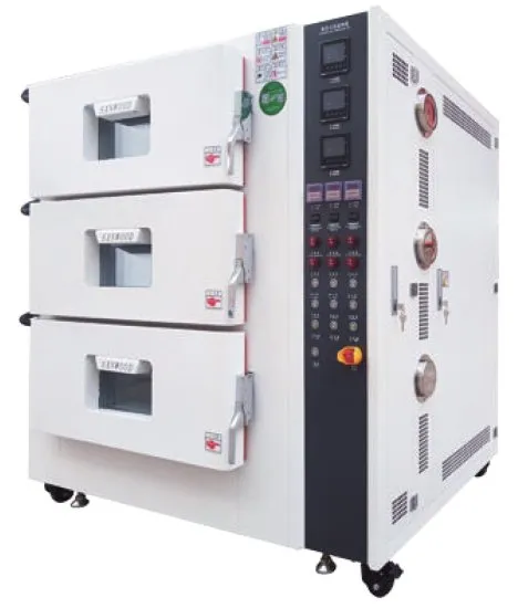 Трехуровневые сушильные камеры для испытаний аккумуляторов Sanwood