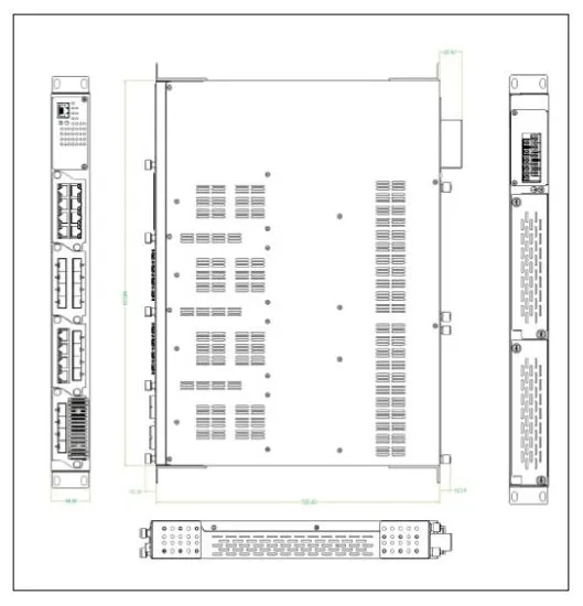 Промышленные модульные Gigabit Ethernet коммутаторы 3 уровня ORing RGS-PR9000-A