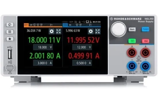 Источники питания постоянного тока Rohde & Schwarz серии NGL200