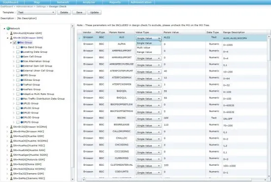 Система контроля и управления конфигурацией параметров сети InfoVista Xeda
