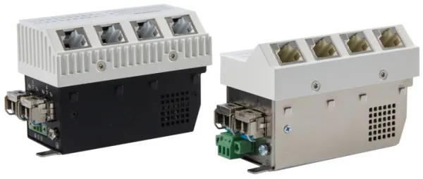 Микро-коммутаторы встраиваемые 7-портовые 10 Gigabit Ethernet MICROSENS с опцией PoE++