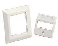 3-модульная лицевая панель 80 x 80 мм Panduit - комплект CFPE3AWY