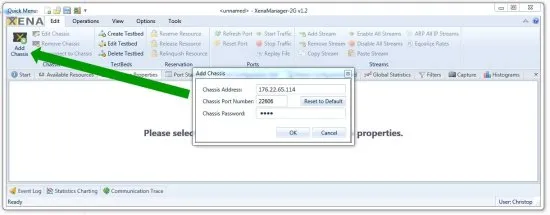 Тестовое шасси высокой плотности Xena XenaBay