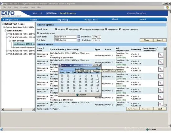 Удаленный одиночный блок тестирования EXFO FIBER GUARDIAN