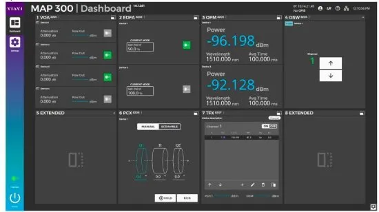 Многофункциональные тестовые платформы VIAVI MAP-300