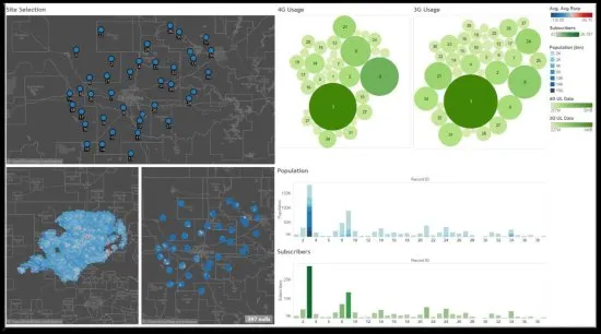 Система геопространственного анализа мобильной сети TEMS GeoBase