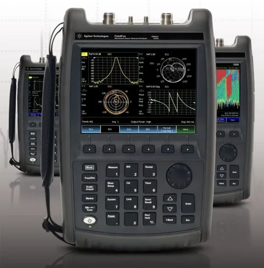 Портативные комбинированные анализаторы антенн, спектроанализаторы, векторные анализаторы цепей Keysight FieldFox