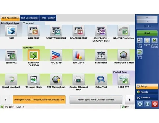 Оптический, Ethernet и мультисервисный тестер EXFO FTB-700G V2