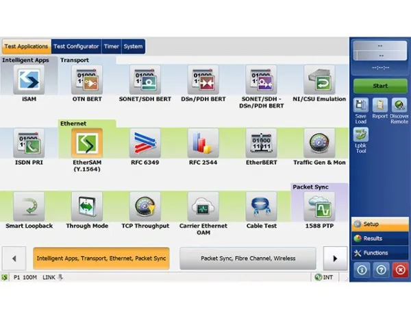 Оптический, Ethernet и мультисервисный тестер EXFO FTB-700G V2