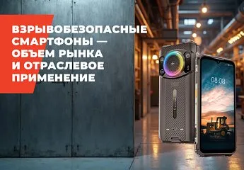 Взрывобезопасные смартфоны – объем рынка и отраслевое применение