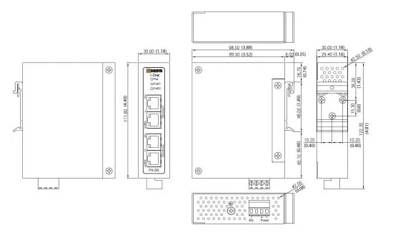 Промышленные инжекторы PoE 2-портовые Westermo PII-2G