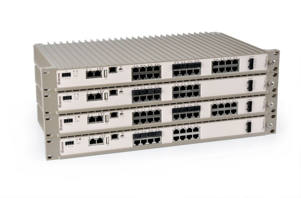 Промышленные коммутаторы Gigabit Ethernet с функцией маршрутизации Westermo RedFox RFIR-219-F4G-T7G-AC(DC) Промышленные коммутаторы Gigabit Ethernet с функцией маршрутизации Westermo RedFox RFIR-219-F4G-T7G-AC(DC)