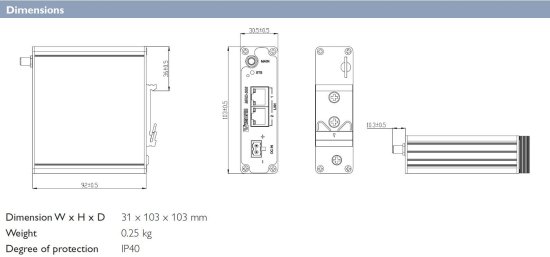 Промышленные маршрутизаторы М2М / 3G Westermo MRD-305-DIN Промышленные маршрутизаторы М2М / 3G Westermo MRD-305-DIN