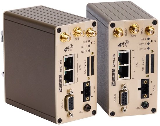 Промышленные маршрутизаторы 4G мобильные широкополосные Westermo MRD-455 Промышленные маршрутизаторы 4G мобильные широкополосные Westermo MRD-455