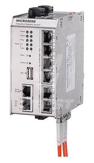 Купить Промышленные коммутаторы 7-портовые Gigabit Ethernet MICROSENS серии Profi Line +