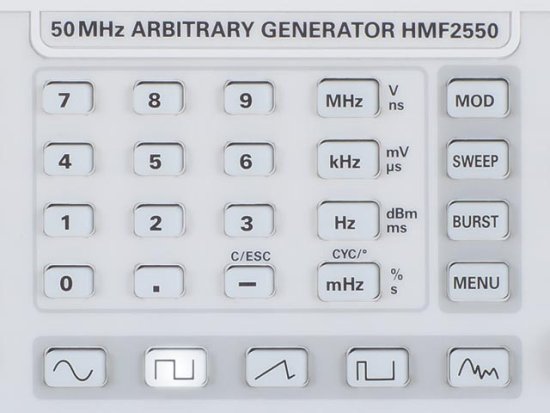Генераторы сигналов Rohde & Schwarz HMF2525 и HMF2550 Генераторы сигналов Rohde & Schwarz HMF2525 и HMF2550