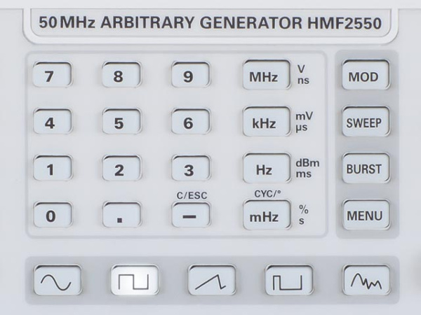 Генераторы сигналов Rohde & Schwarz HMF2525 и HMF2550 Генераторы сигналов Rohde & Schwarz HMF2525 и HMF2550
