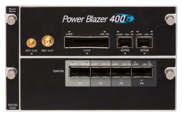 Модули EXFO FTBx-88400NGE Power Blazer для тестирования сетей 400G Модули EXFO FTBx-88400NGE Power Blazer для тестирования сетей 400G