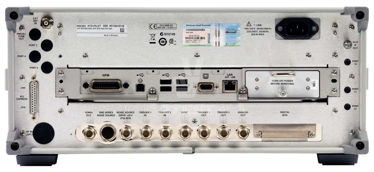 Поставка Измерительные приемники Keysight N9038A с диапазоном частот от 3 Гц до 44 ГГц
