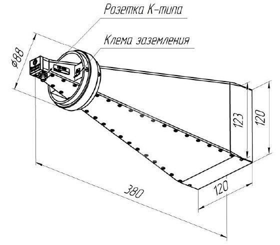 Поставка Широкополосная измерительная рупорная антенна СКАРД-Электроникс П6-128