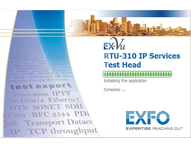 Поставка Блок тестирования IP-сервисов EXFO RTU-310G