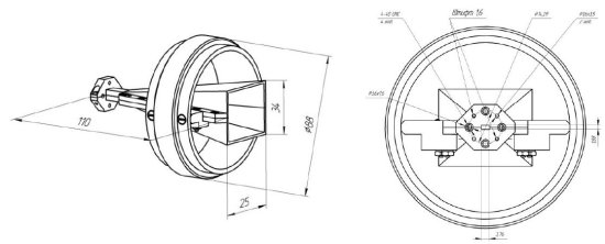 Измерительная рупорная антенна СКАРД-Электроникс П6-134 Измерительная рупорная антенна СКАРД-Электроникс П6-134