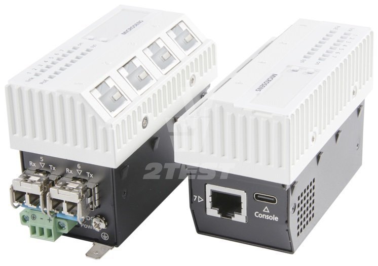 Поставка Микро-коммутаторы встраиваемые 7-портовые 10 Gigabit Ethernet MICROSENS с опцией PoE++