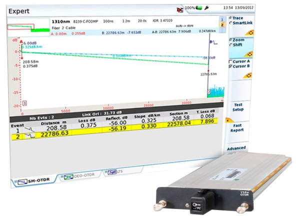 Модули оптического рефлектометра VIAVI EVO серии 8100 Модули оптического рефлектометра VIAVI EVO серии 8100