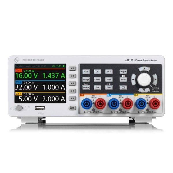 Программируемые источники питания Rohde & Schwarz серии NGE100B Программируемые источники питания Rohde & Schwarz серии NGE100B