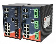 Промышленный 10-портовый управляемый Gigabit Ethernet коммутатор ORing IES-P3073GC Промышленный 10-портовый управляемый Gigabit Ethernet коммутатор ORing IES-P3073GC