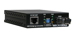 Промышленные конвертеры Gigabit Ethernet MICROSENS 10/100/1000Base-T/SFP 1000Base-X