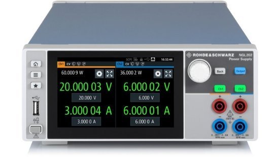Источники питания постоянного тока Rohde & Schwarz серии NGL200 Источники питания постоянного тока Rohde & Schwarz серии NGL200