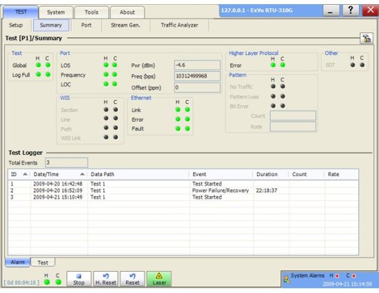 Блок тестирования IP-сервисов EXFO RTU-310G Блок тестирования IP-сервисов EXFO RTU-310G