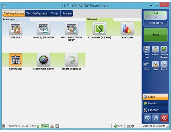 Модули тестирования высокоскоростных сервисов EXFO IQS-88100NGE/88100G