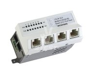 6-портовый Gigabit Ethernet микро-коммутатор MICROSENS MS440213PM-48G6
